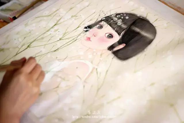 自己做ins插画卡片少女心 (少女心简单插画可爱小图案)