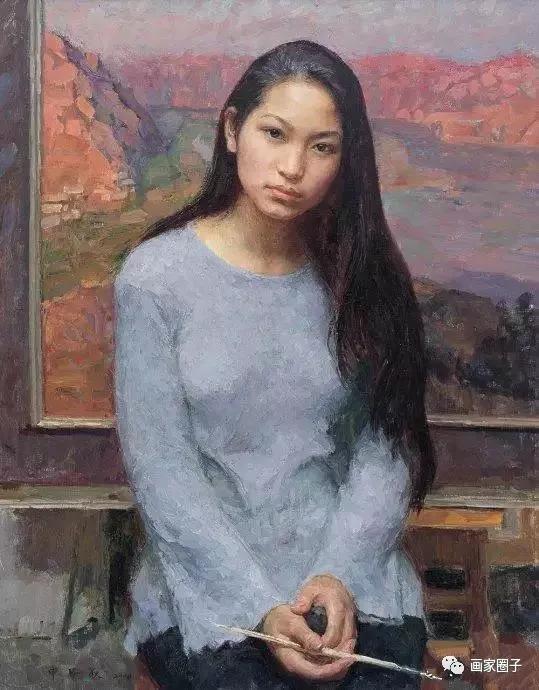 中国美院青年油画作品,美院院长油画作品欣赏