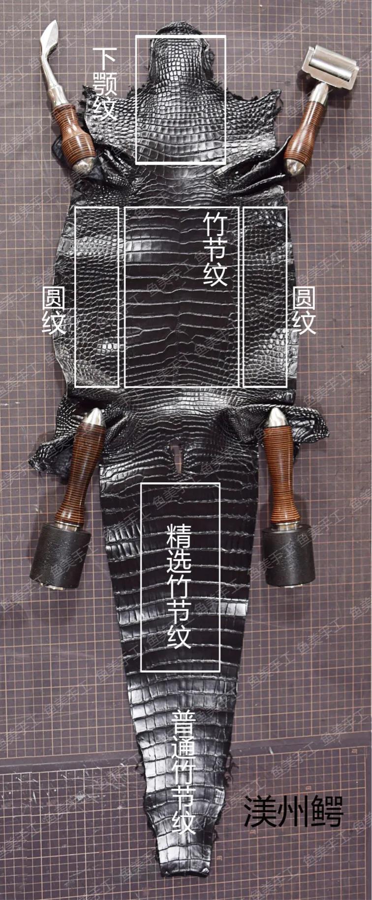 圆纹鳄鱼表带怎么快速辨别,如何分辨真假鳄鱼皮