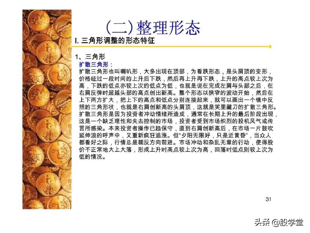 股票经典技术图形集锦,股票k线形态图解大全视频