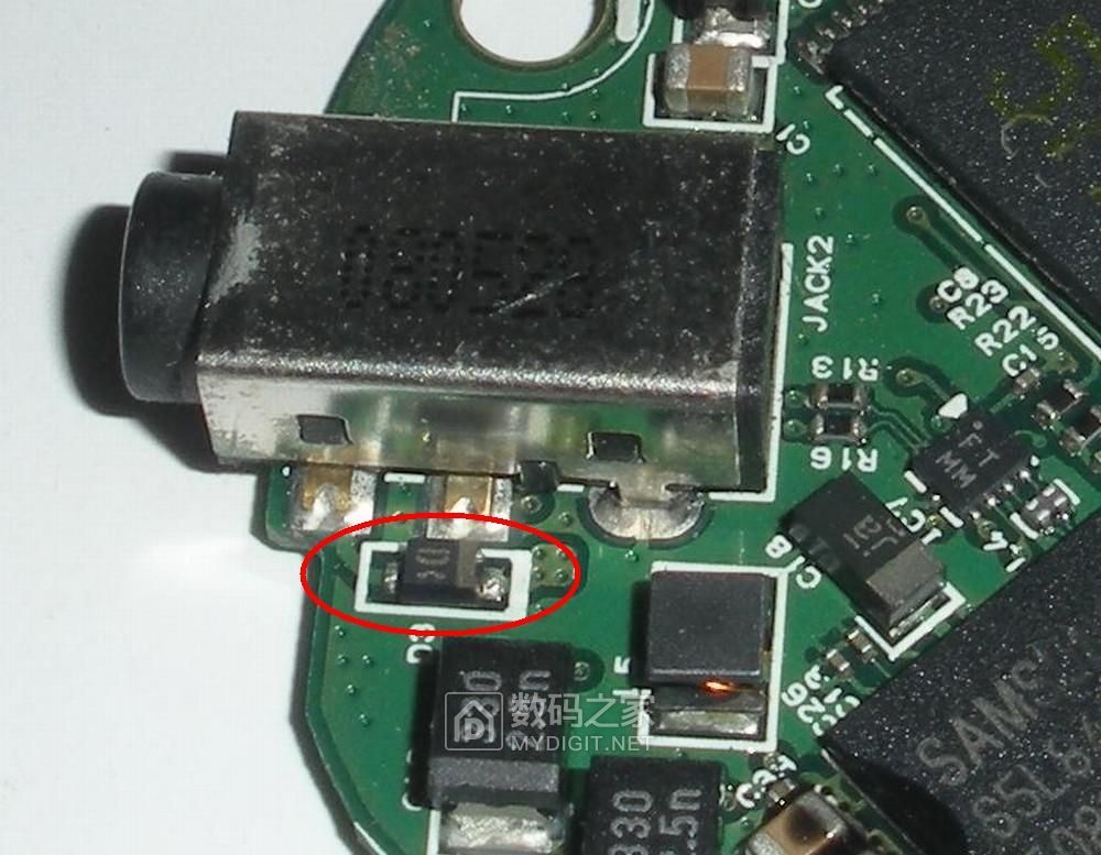 拆修三星音乐魔法石MP3*放播**器YP-S2附数据充电线制作方法