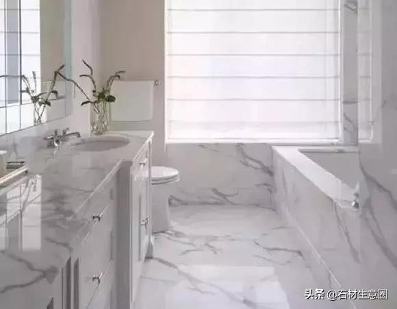 岩板选择卡拉拉塔白还是鱼肚白,卡拉拉白通体大理石