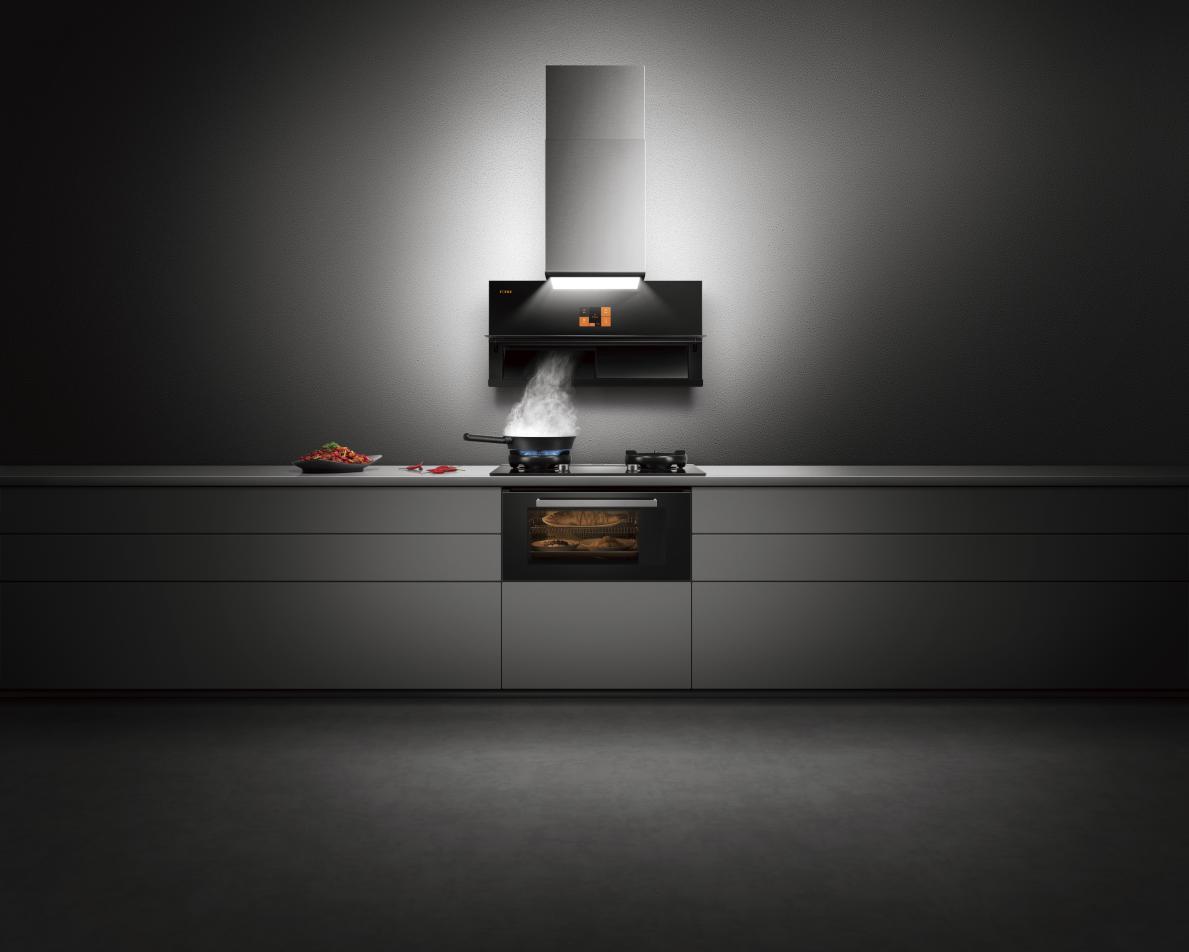 半开放式厨房用什么油烟机好,怎么设计好打理的厨房排油烟机