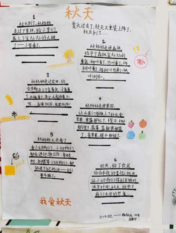 太有创意了!古城实小开展“秋•树叶”为主题的实践活动