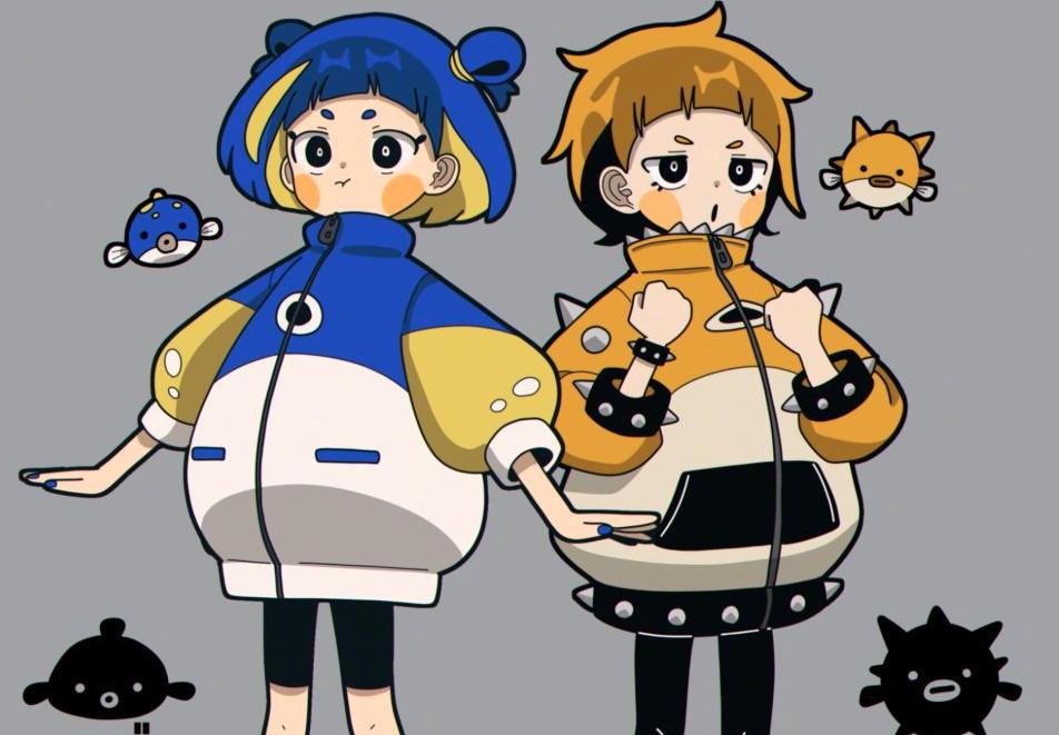 可爱的卡通动物拟人,画风精致的动物拟人化