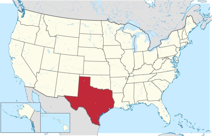 美国德州，如果是一个国家，那么将会是世界第十