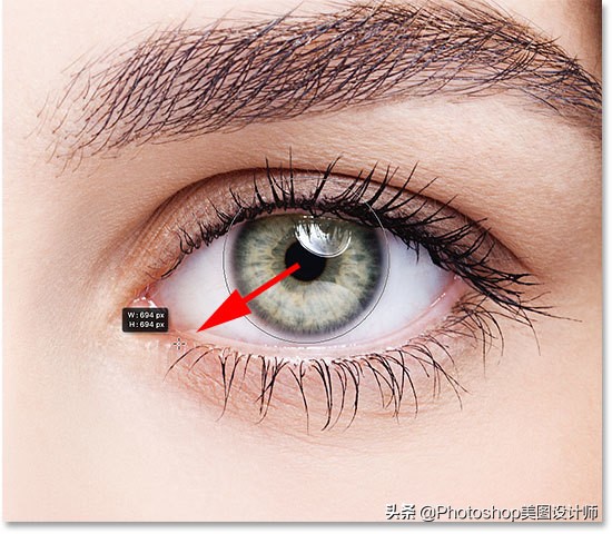 ps怎么制作美瞳花纹,ps如何改美瞳颜色
