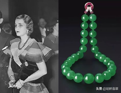 过亿的老翡翠珠链,翡翠珠链81颗