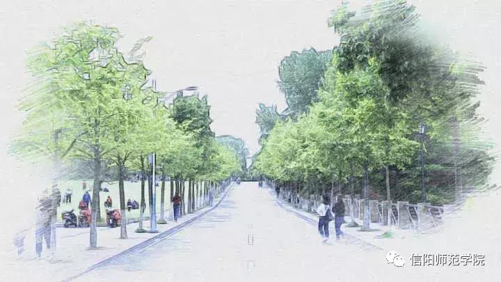 信阳师院高清图片,信阳师范学院手绘图片