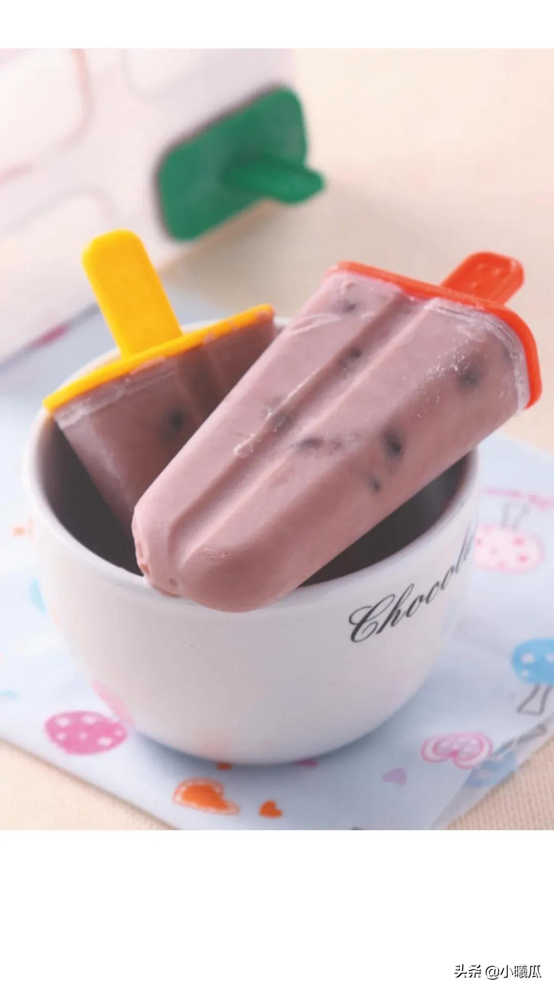 夏日冰淇淋小吃自制视频,冰淇淋夏日饮品自制