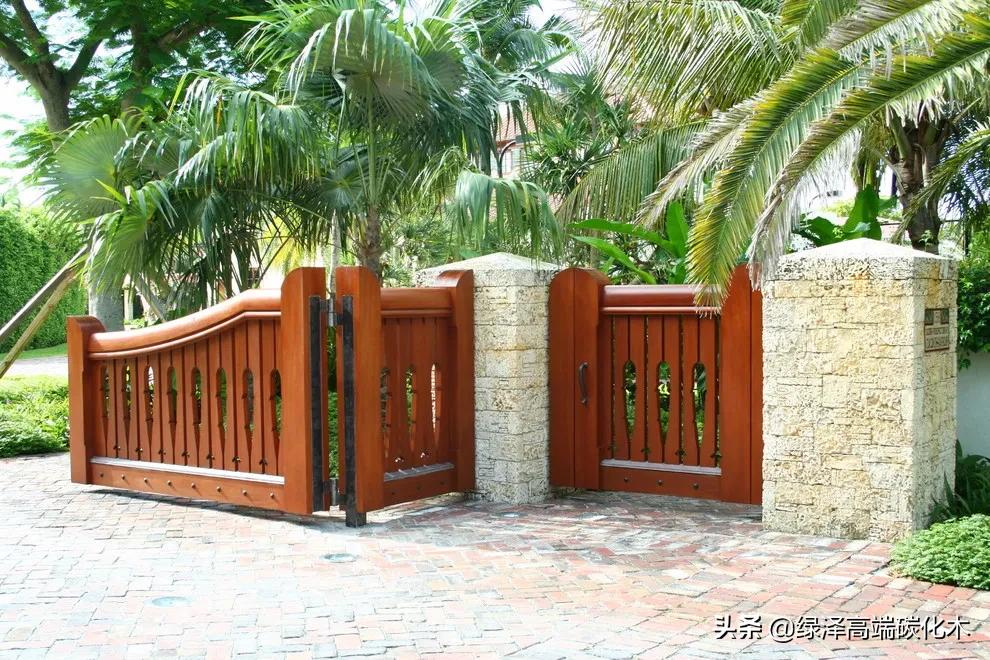 庭院栅栏门制作,庭院围墙护栏栅栏门