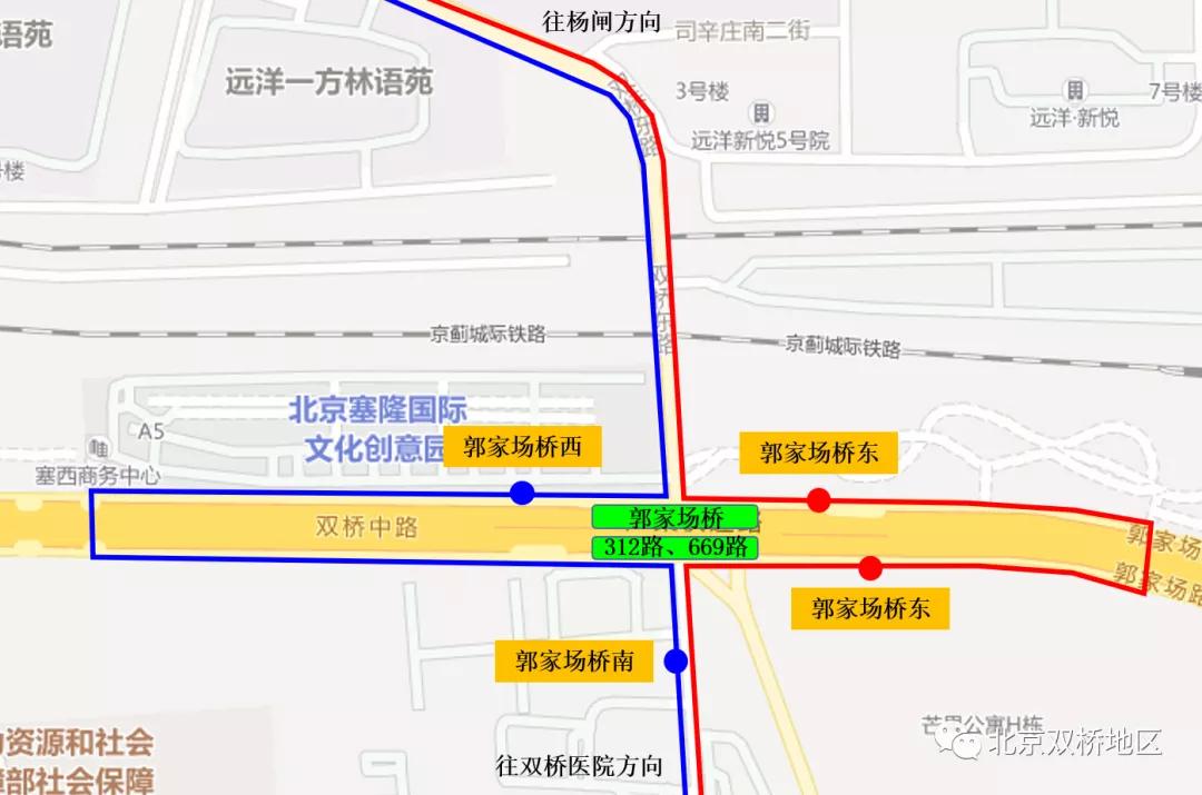 广渠路郭家场,北京市朝阳区双桥中路郭家场
