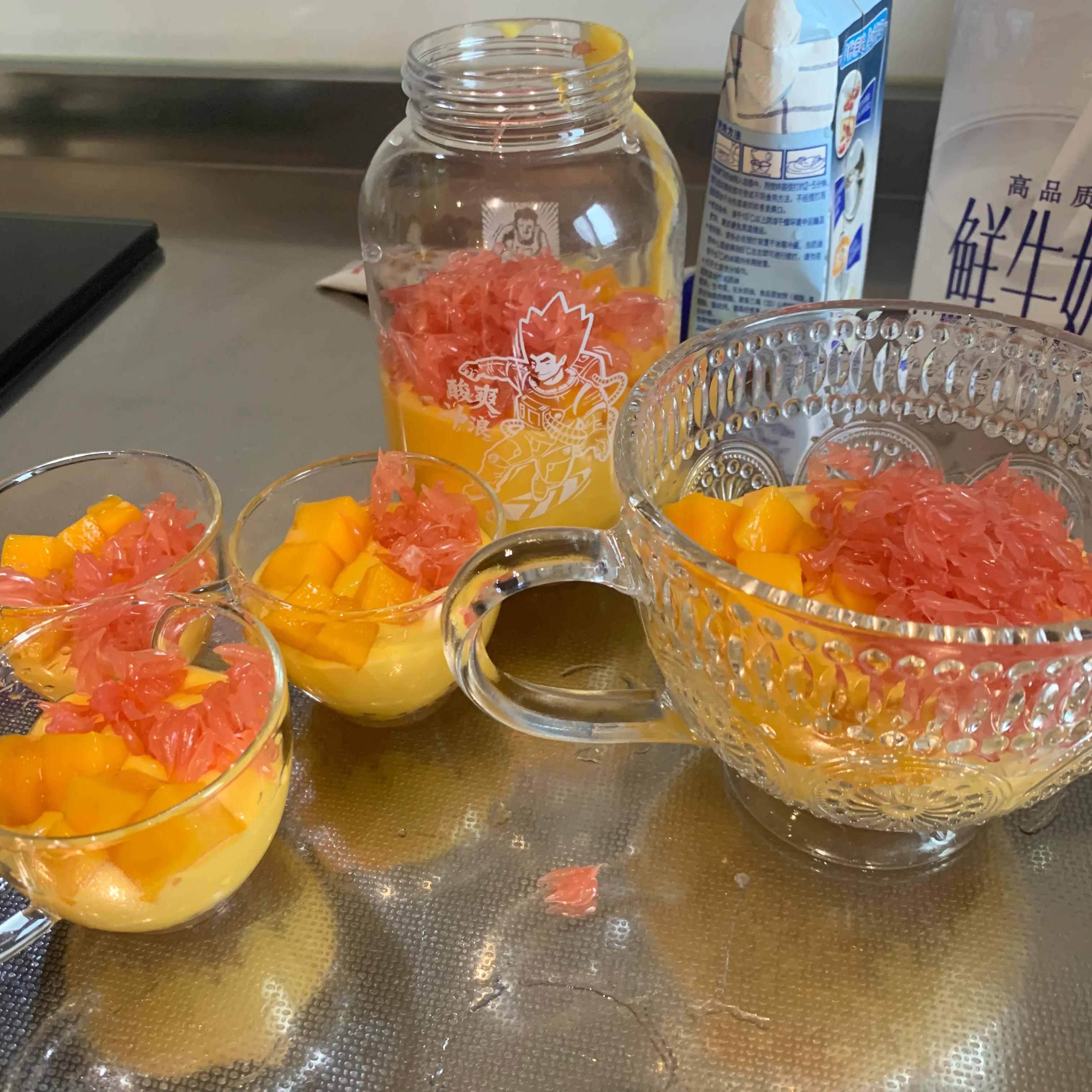 自制杨枝甘露,自制杨枝甘露蛋糕