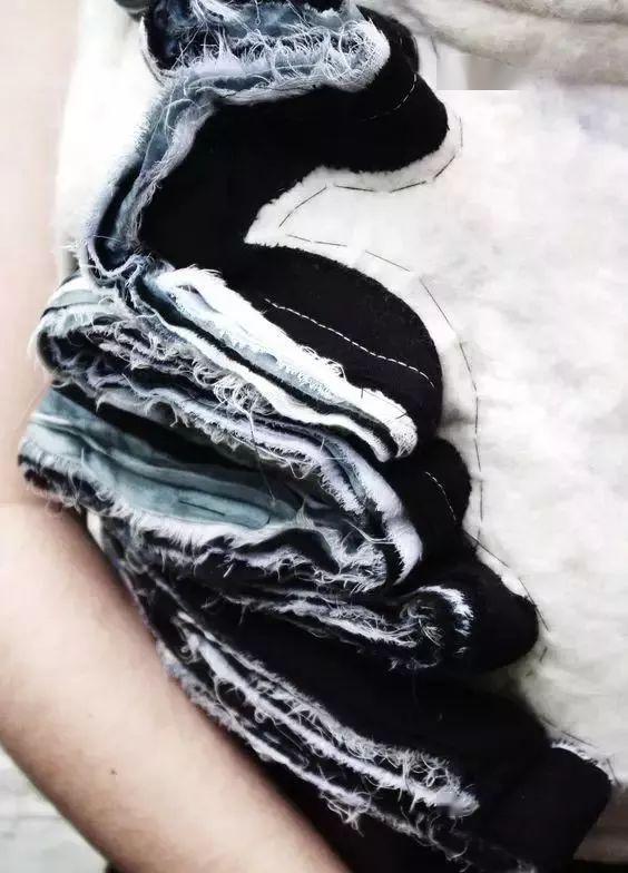 解构与重组设计图片,拼贴服装设计灵感