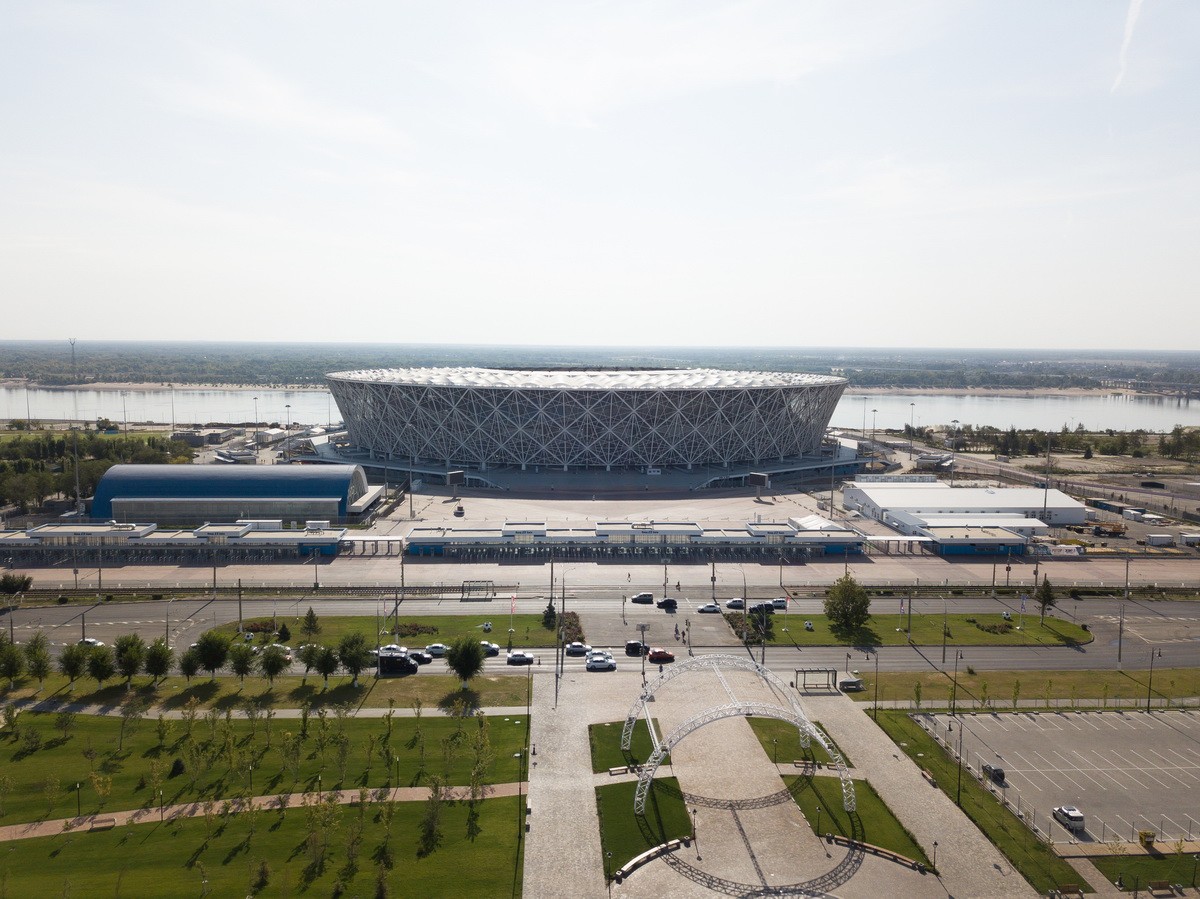 坐落于伏尔加河畔的璀璨钻石——俄罗斯足球体育馆Volgograd