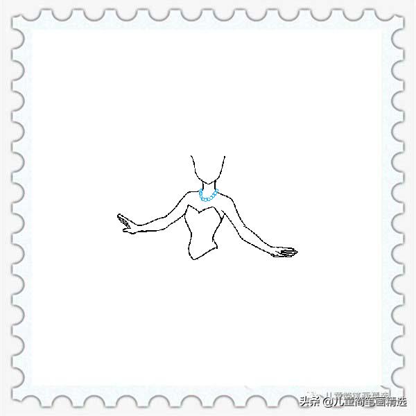 儿童简笔画美丽的公主简单又漂亮,儿童简笔画简单又好看的公主