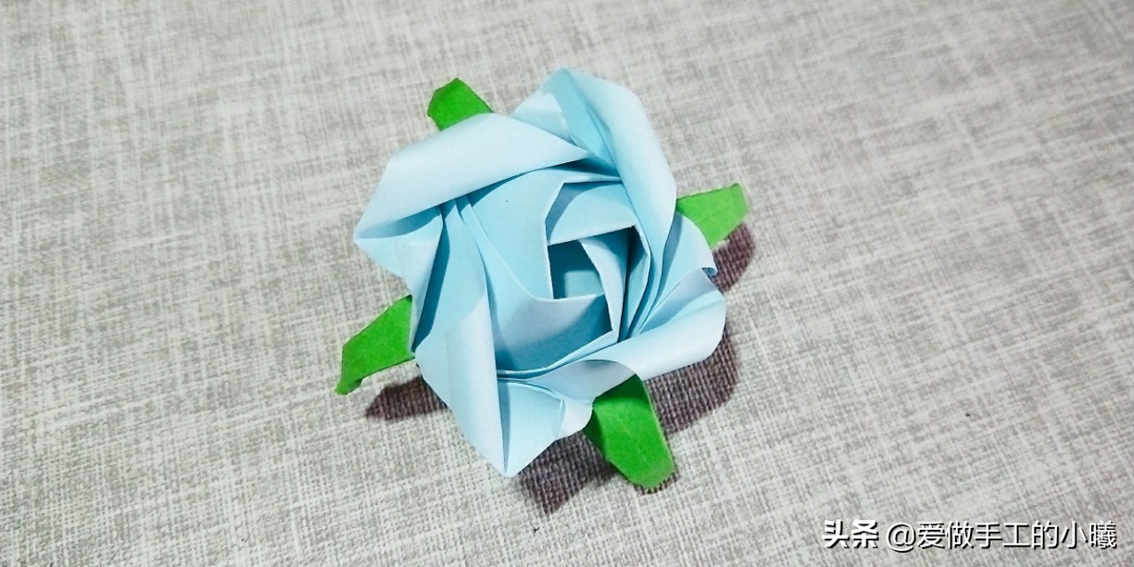 玫瑰花折纸教程图解千纸鹤,折纸玫瑰花花束的做法