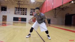 欧文教你用塑料袋控球,欧文惯用剪刀步技巧