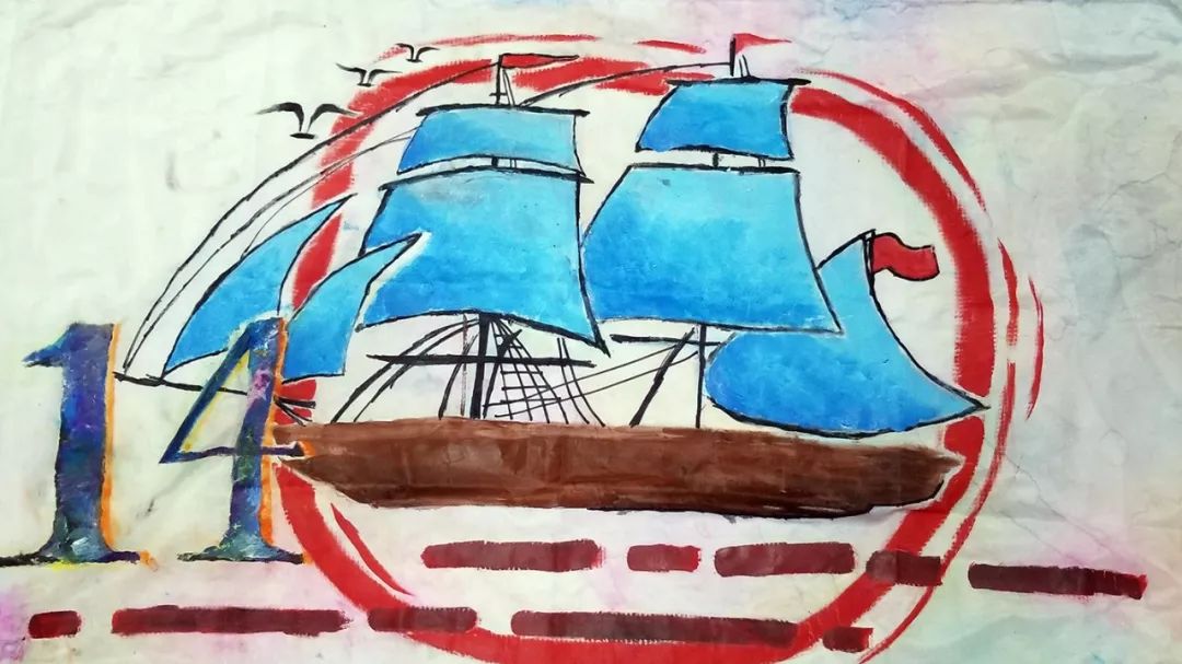 渭南初级中学:逆天了!这些队旗都是学生设计的