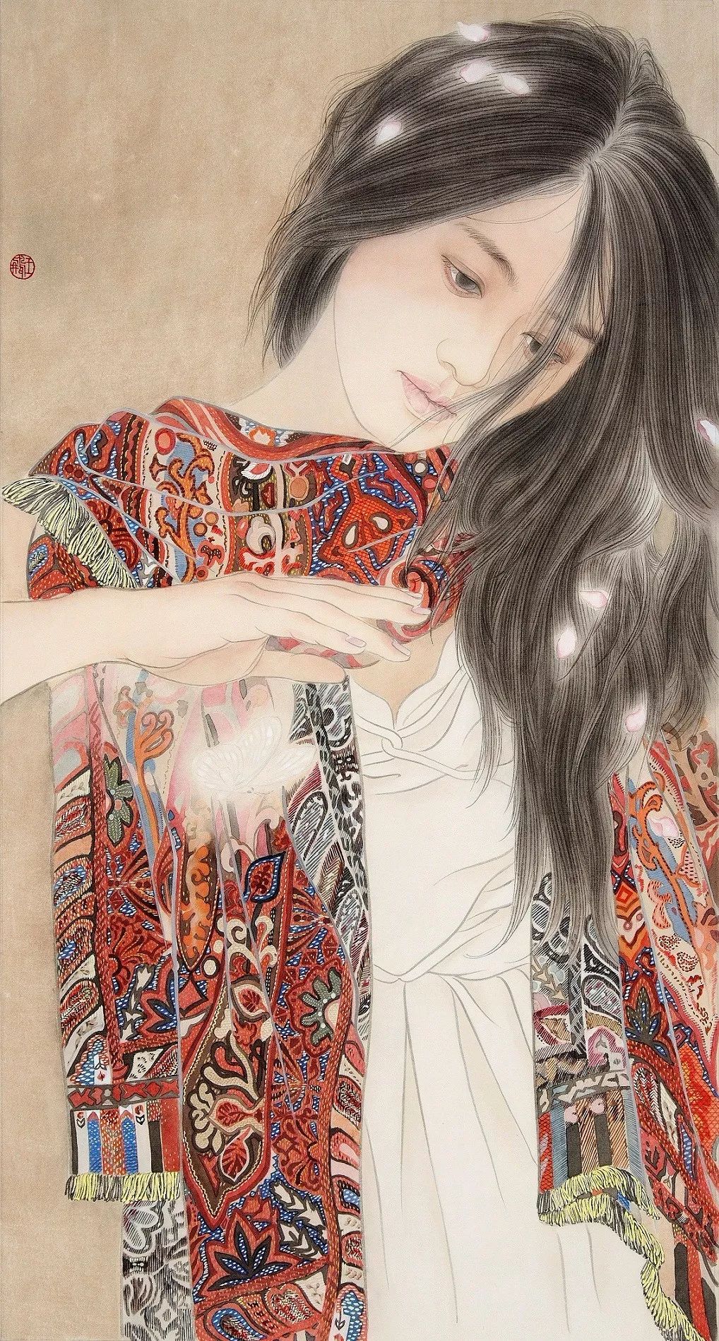 从一岁到七岁画画,从七岁到八岁画的画