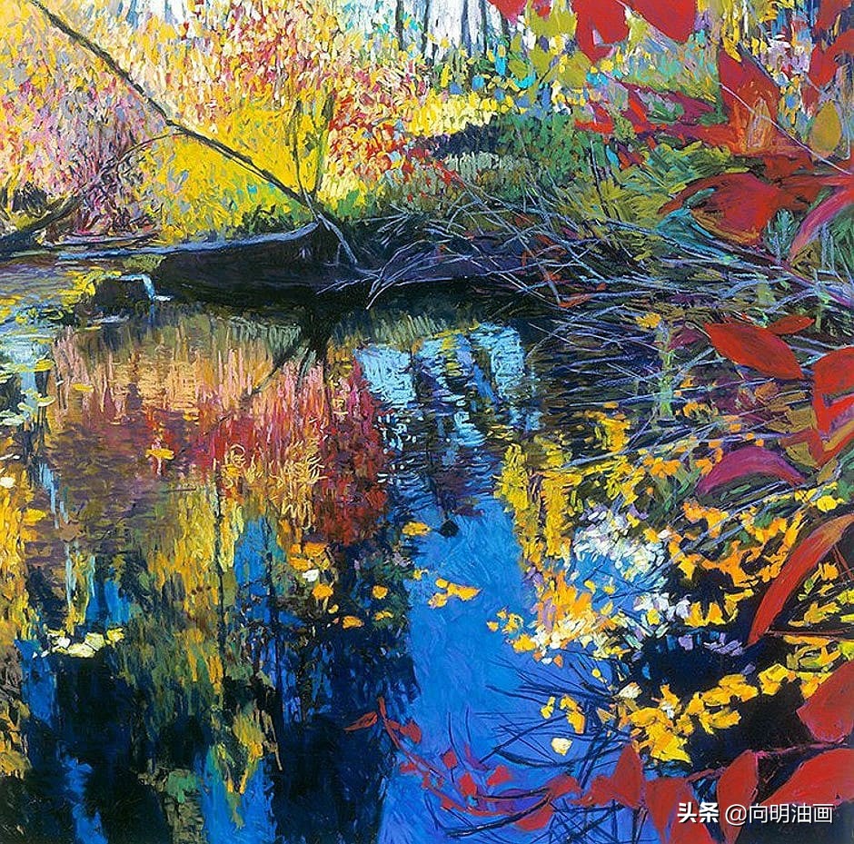 美国艺术家艾伦·迪特布兰特魔法森林的叶子沙沙作响