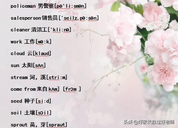 小学英语“单词表+音标”！给孩子贴墙上背熟，初中都领先一大截