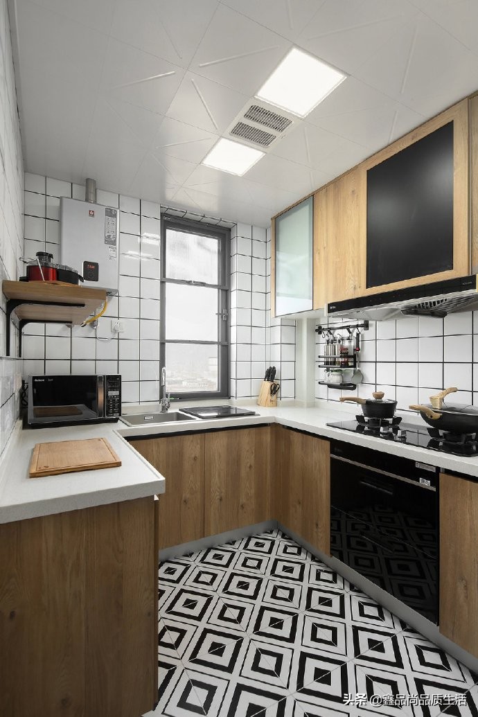 126平三居室北欧风简约又文艺,舒适北欧慵懒而惬意的小资生活