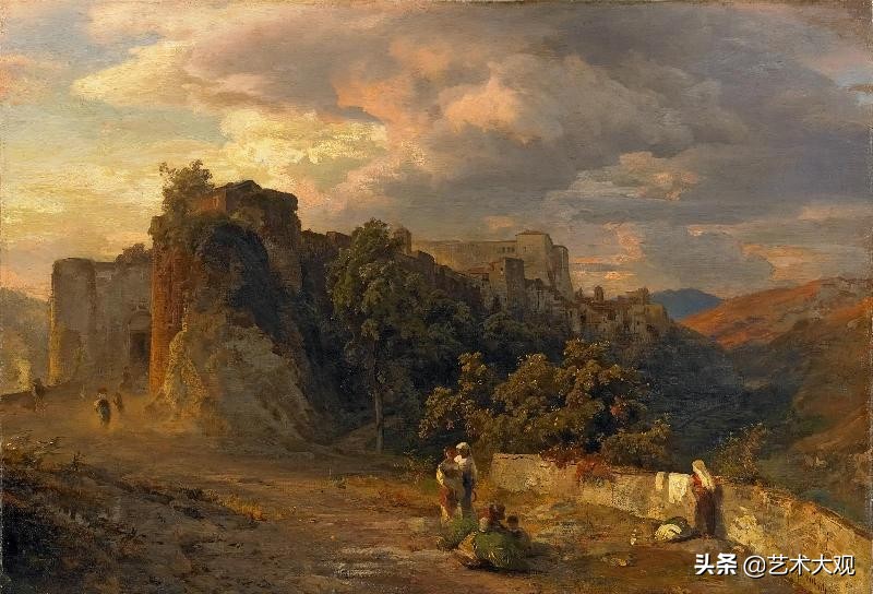 芬兰大师古典风景油画作品欣赏,顶级的欧洲午后阳光风景油画
