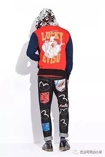 潮牌牛仔店铺,潮牌字母印花牛仔