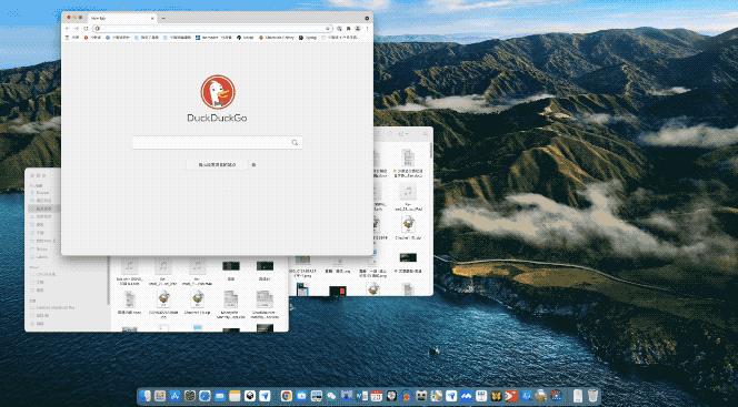 苹果mac作为快捷操作使用,mac桌面全部都是窗口