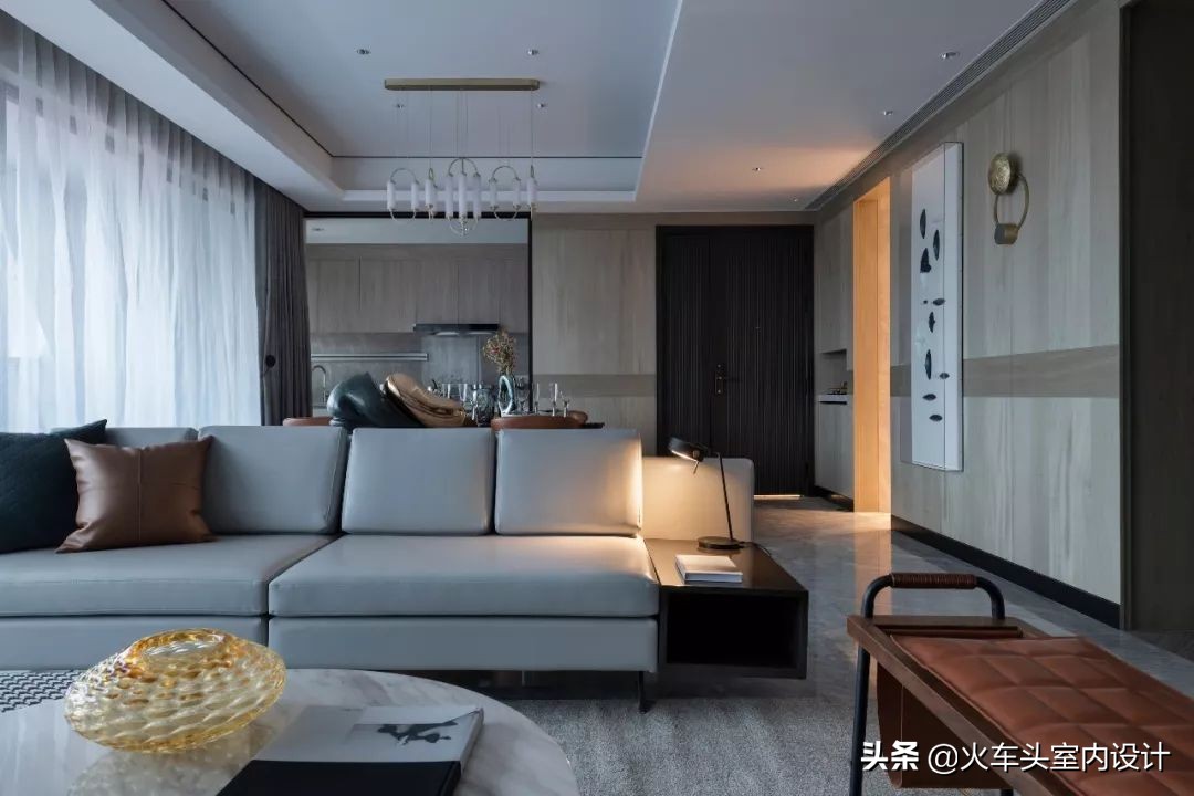 意式顶级轻奢风样板房,意式轻奢样板间