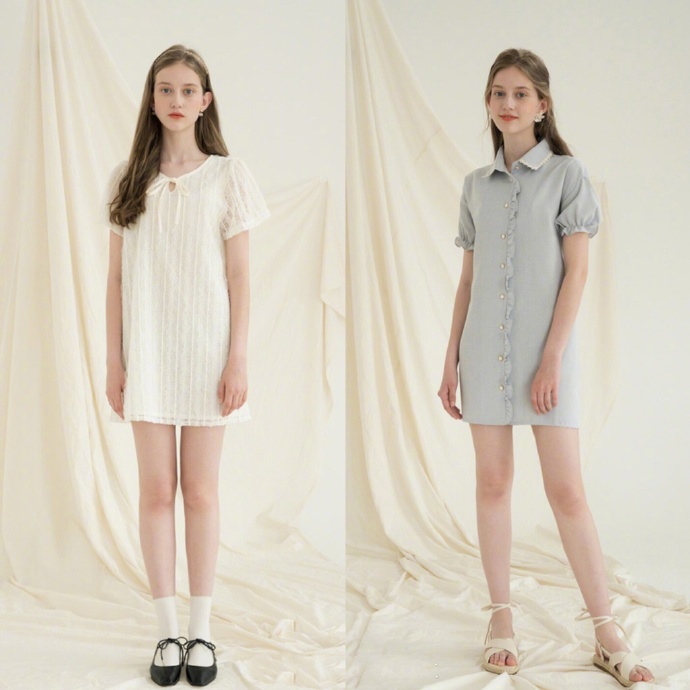 荷叶边连衣裙真是越看越好看,摆脱了“老气”,反而更高级有质感