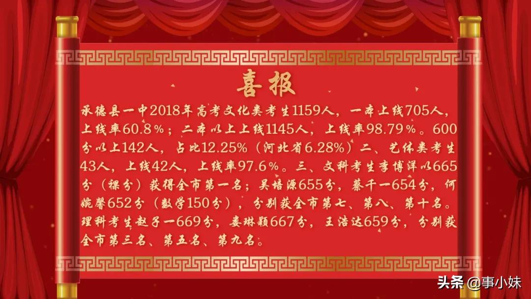 如果,你是承德县一中人