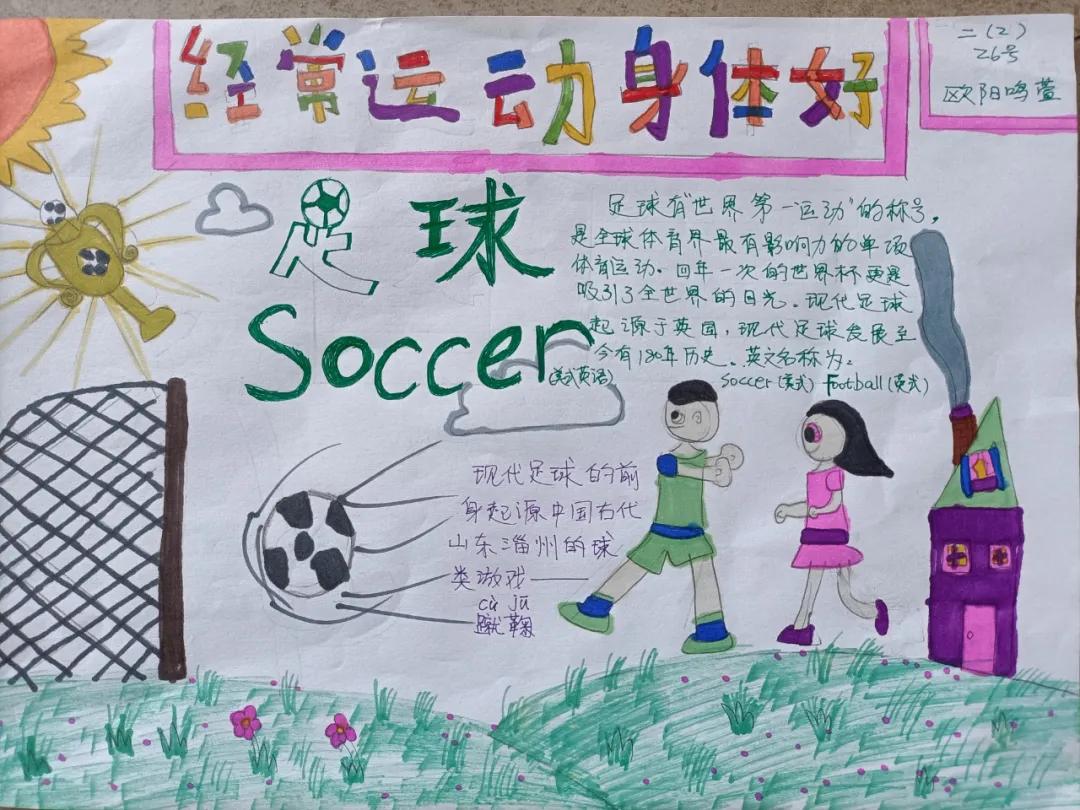 我与校园足球手抄报,以校园足球为主题手抄报