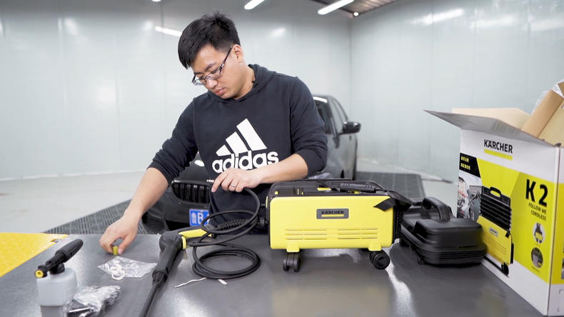 卡赫家用洗车机实测,卡赫k3followme洗车机