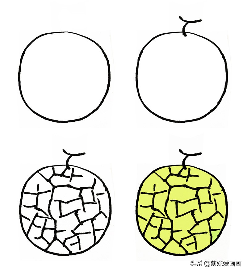 水果及水果种子简笔画,画水果简笔画大全大图