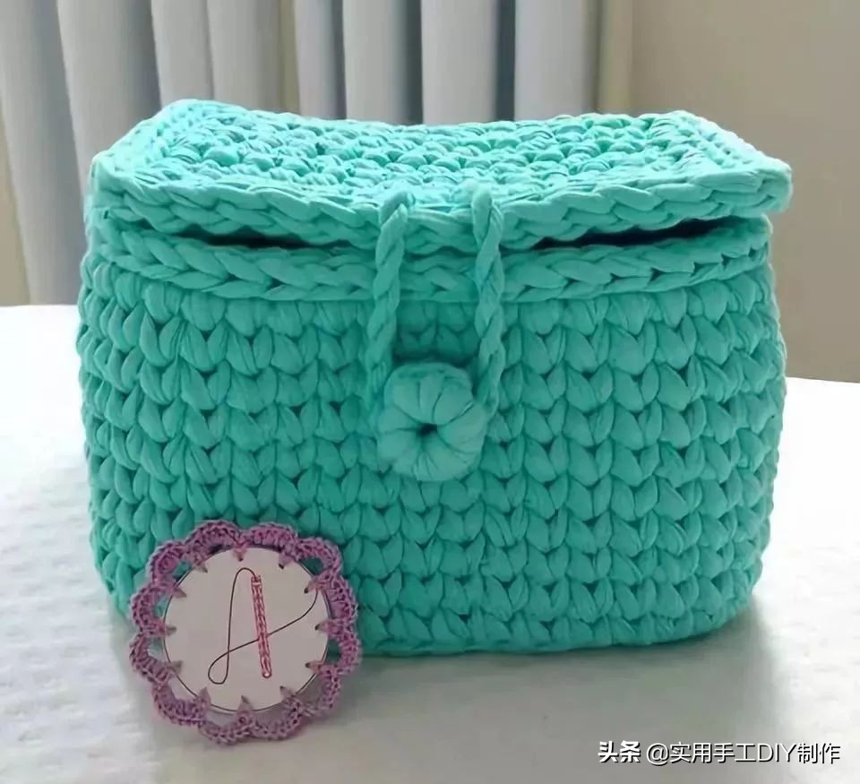 手工用绳子编织篮子简单又好看,怎样手工编篮子
