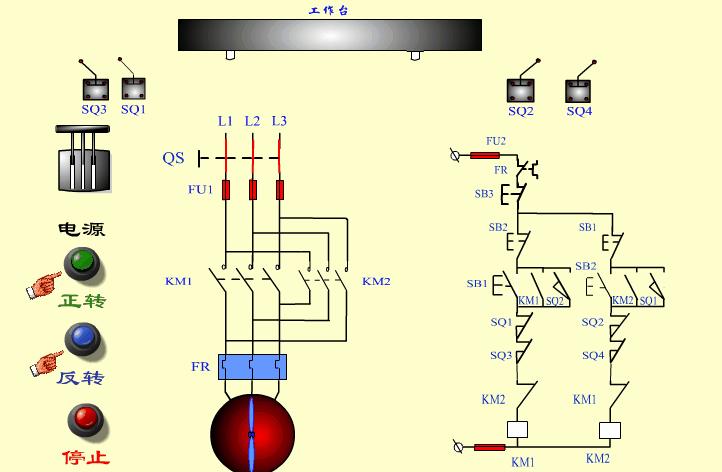 各种电路控制动图及解说,低压电工实操电气控制原理动图