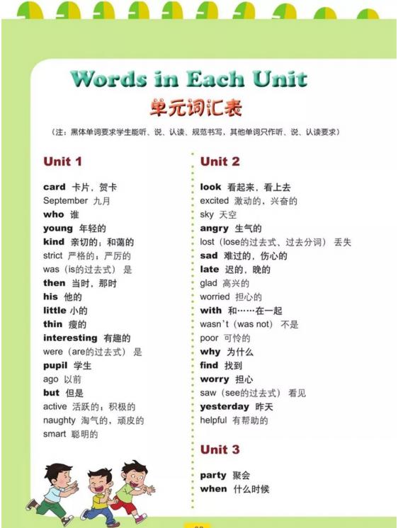 五四制鲁科版五年级下册英语单词,鲁科版五年级下册英语电子课本