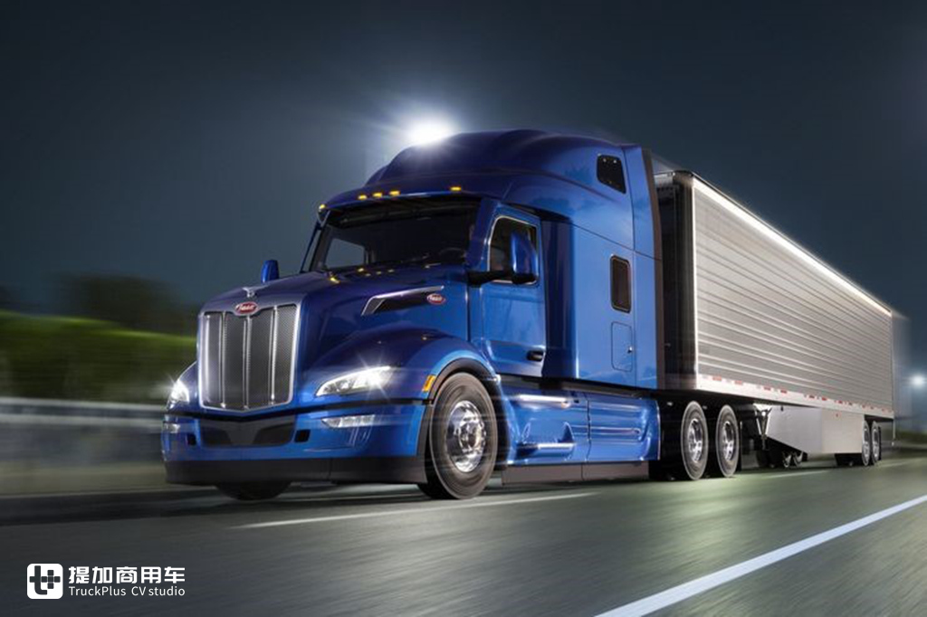 最新款彼得比尔特平头卡车,第一次看见彼得比尔特美式重卡