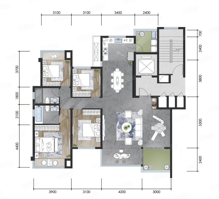 长沙龙湖春江天玺和龙湖春江天曜,龙湖春江天镜有没有商业
