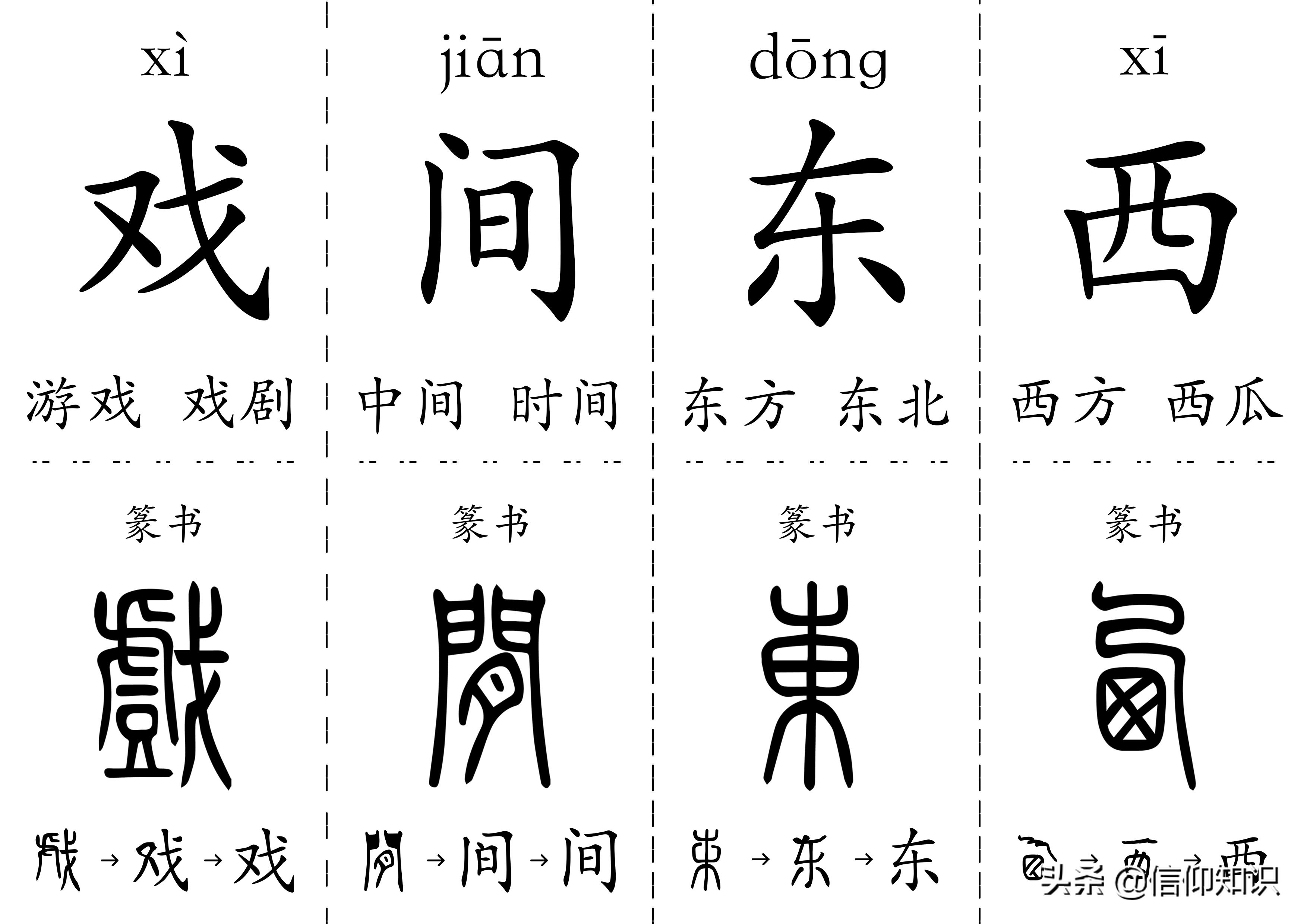 300字儿童认字书卡,给孩子打印识字卡