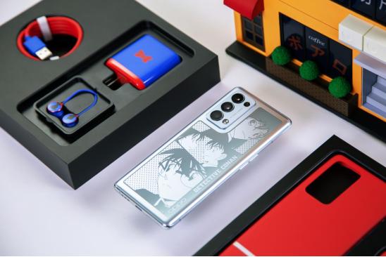 opporeno6pro联名款柯南,reno6柯南限定版