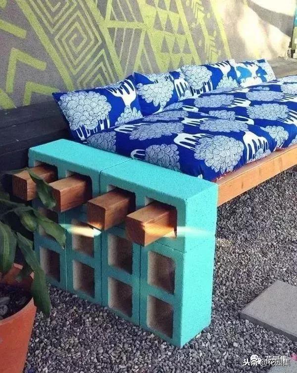 水泥砖的庭院太惊艳了,庭院小型水泥砖