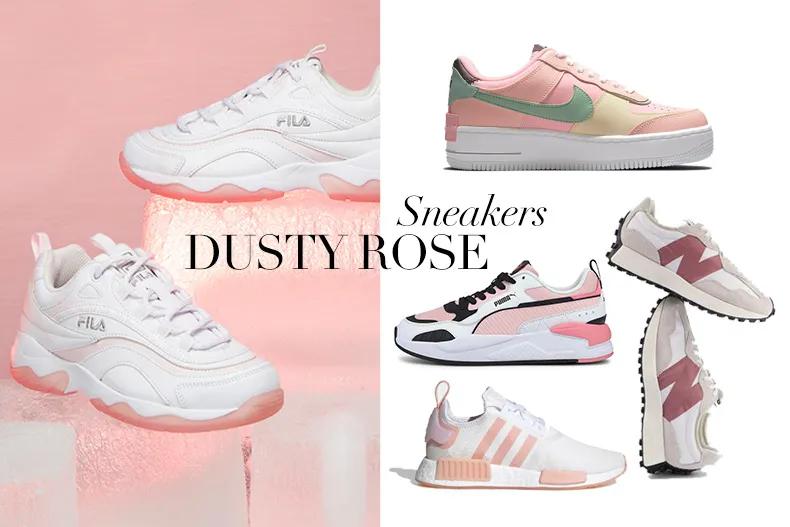 春夏「干燥玫瑰粉」球鞋特搜！NB网美鞋、FILA超萌老爹鞋女生必有