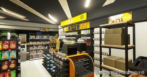 商场店铺设计案例图纸,超市设计图解大全