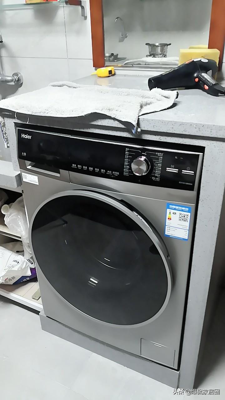 3400买的海尔洗衣机，用了1年多，拆开这个地方一看：懵了