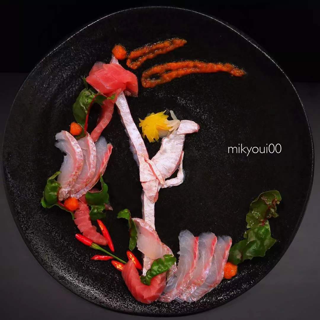 澳龙刺身摆盘制作视频,刺身制作视频创意摆盘