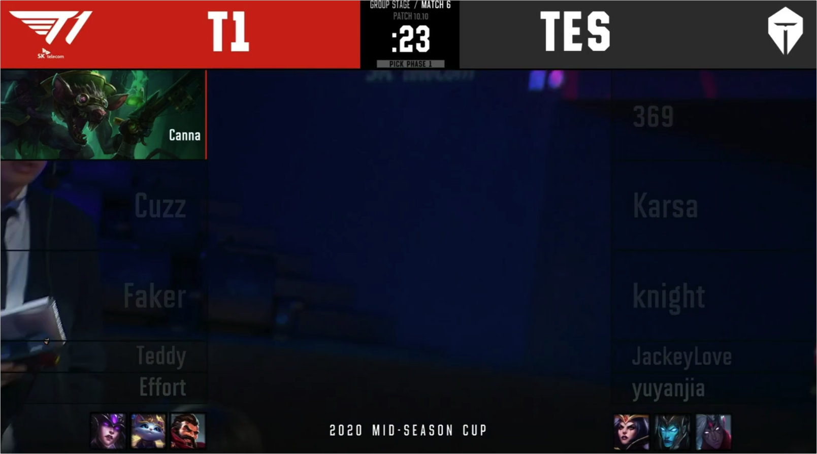 韩国评论t1上单canna世界赛,canna上单老鼠滔博对内语音