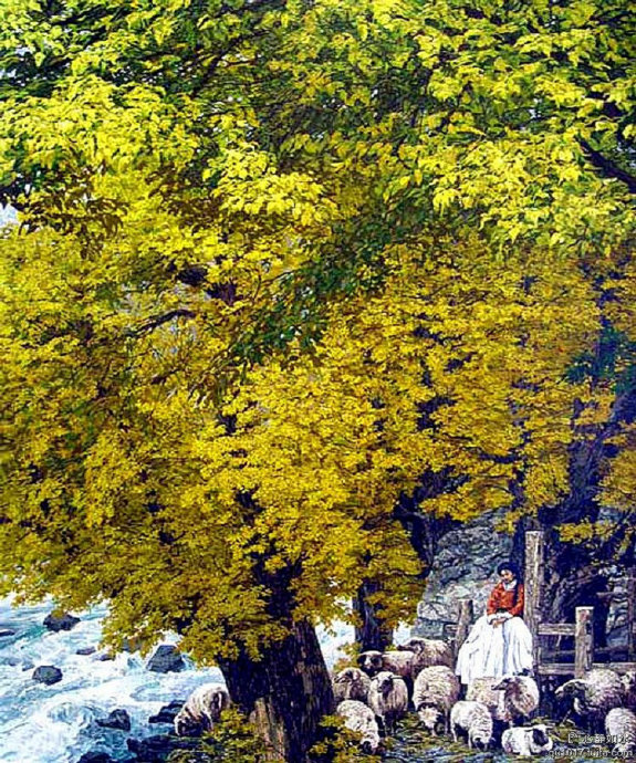 何冠林油画作品大全,何冠霖油画高清大图